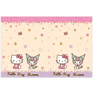 Fata de masa petrecere 120x180cm Hello Kitty and Kuromi